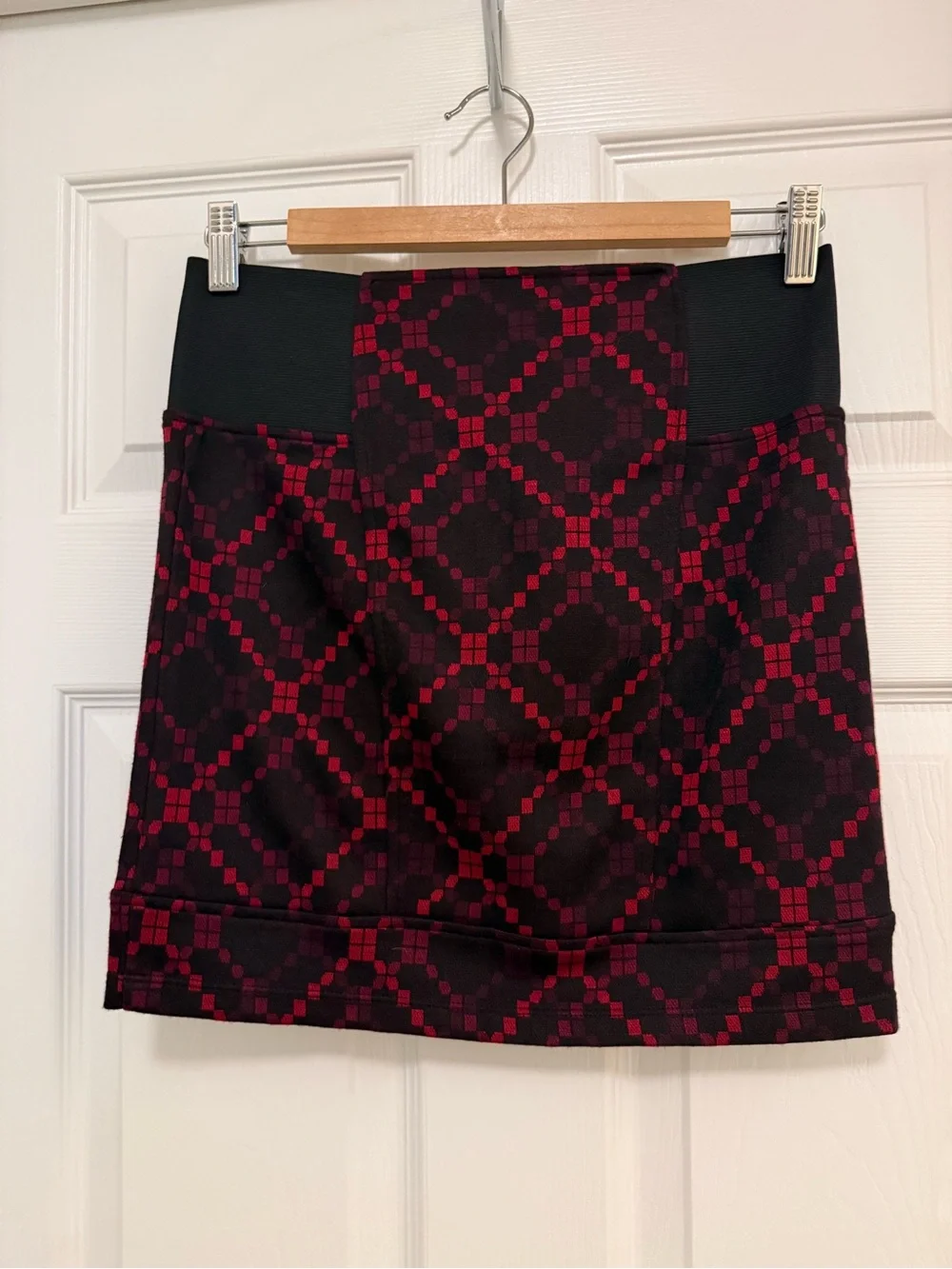 Like New Free People Geometric Pattern Mini Skirt